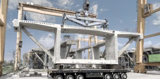 TII Scheuerle ponte Mahatma Ghandi