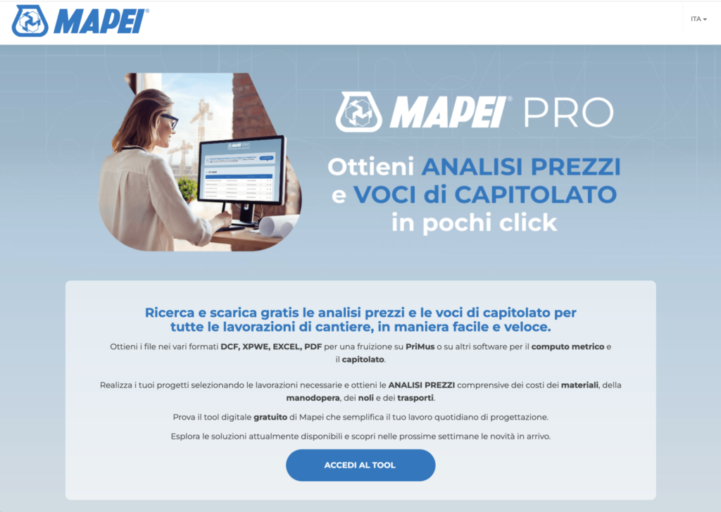 Mapei Acca Software Mapei Pro analisi prezzi