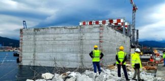 Nuova Diga Foranea primo cassone