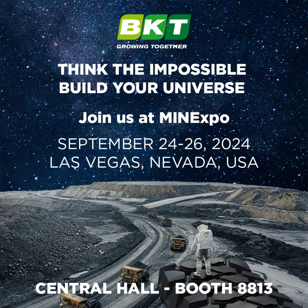 BKT MINExpo 2024 movimento terra