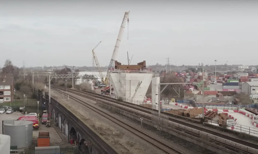 HS2 calcestruzzo protagonista Birmingham
