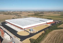 Prefabbricazione in primo piano nel nuovo polo logistico Aosom di Pozzolo Formigaro