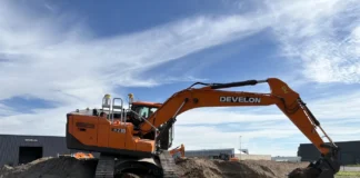 Develon Serie 9: escavatori compatibili con il software 3D Trimble