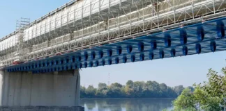 Pilosio, il cielo del cantiere si tinge di blu. Sistema unico al mondo per la raccolta di acqua e contaminanti