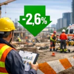 Inail: nel 2024 diminuite del 2,6% le denunce di infortunio sul lavoro nel settore Costruzioni