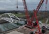 Autovictor dirige la sinergia tra gru cingolata e SMPT per l’installazione del ponte di Trecenta